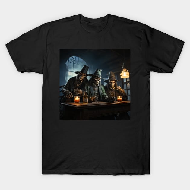 Cursed Witch hunters T-Shirt by seantwisted